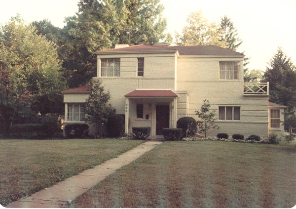 1983 - After Kennedy renovations (Outside - removed metal railings,changed two flat roofs and enlarged one downstairs window. Just cleaned upinside.) 